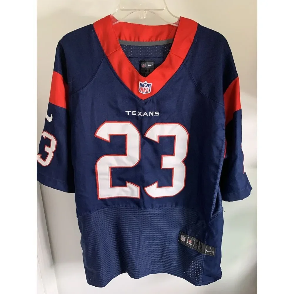 Arian Foster Houston Texans‎ NWOT Navy Blue Nike Authentic Elite Jersey Size 40